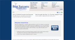 Desktop Screenshot of beatsarcoma.org